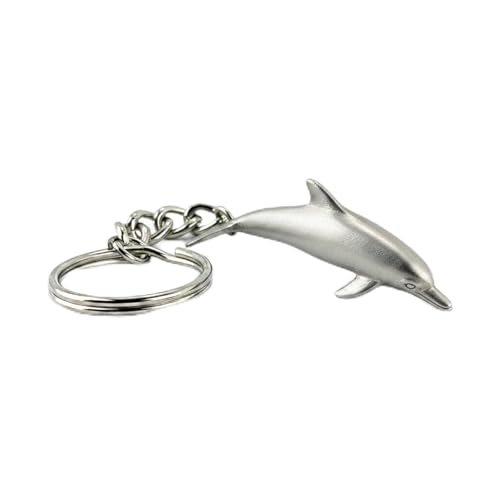 Big Blue by Roland St John Dolphin Keychain