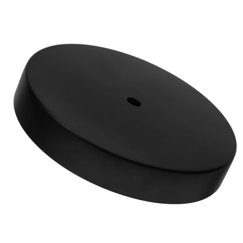 Housoutil estabilizador de luminaria base de repuesto para lámpara de pie base redonda de hierro de peso redondo lámpara de bloque de peso de pie