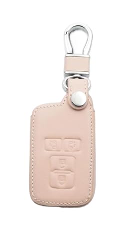 Housse de clé Toyota en cuir étui de protection rose chic
