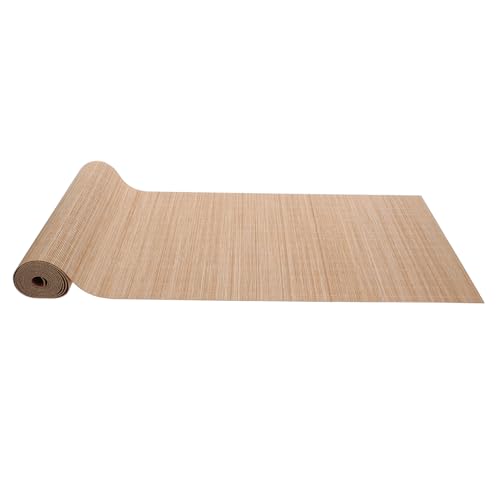 DONFAMDS Mantel De Bambú Natural Cortable Esterilla Anticalor Protectora para Mesas De Comedor Cocina y Exteriores Rollo De Metros para Decoración y Uso Versátil