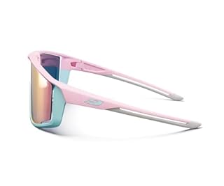 Julbo Lunettes de soleil - FURY Adulte - A partir de 12 ans - Rose Pastel/Bleu Clair - Catégorie 3