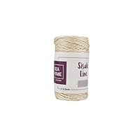 IDEA HOME Sisalseil, Natur Sisal Seil, Juteseil, Sisal Schnur, Jutekordel für Haushalt Garten DIY, Kratzseil Katzenzubehör, Braun, 2mm 55M 0.1kg