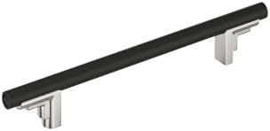 Signature Hardware 954043-6516 Anberlin 6-5/16 Inch Center to Center Bar Cabinet Pull - Polished Nickel