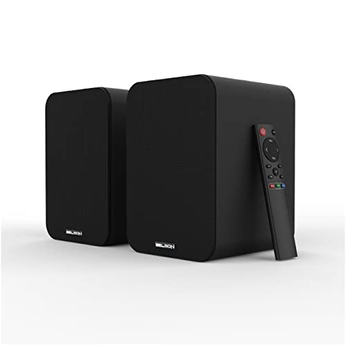 Belson Altavoces 2.0 Activos Ultimate 3 | Bluetooth 5.0 | 60W de Potencia RMS | Volumen Ajustable Agudos y Graves | Conexiones RCA | Entrada óptica | Puerto USB | DSP | Mando a Distancia.