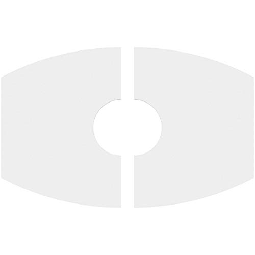 Image of Ekena Millwork CMP30X20KY2-07000 Kailey Architectural Grade PVC Contemporary, Two Piece Urethane Ceiling Medallions 30 inchW x 20 inchH x 7 inchID x 16 1 /4 inchC x 1 inchP