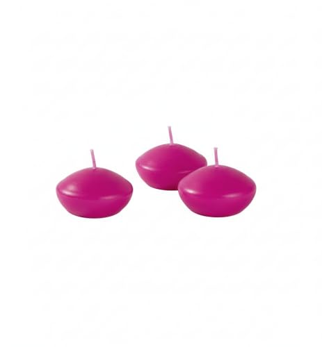 Risthò Bougies flottantes, cire de paraffine, fuchsia, 4.5 cm, 20 unités