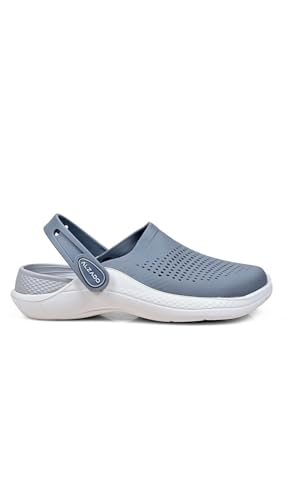 Image of Alzado Men's Classic Casual Sports Clogs /Sandals with Adjustable Back Strap for Adult | Comfortable & LightWeight| Stylish & Anti-Skid| Waterproof & Everyday Use Mules for Gents & Boys..