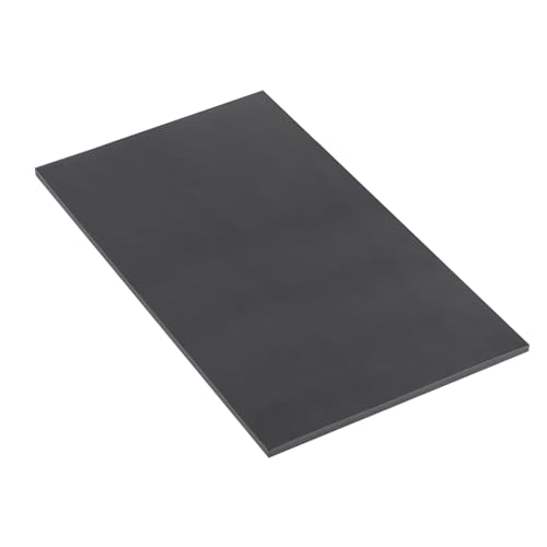 Image of Expanded PVC Plastic Sheet 5 /16 inch Thick, 11 inchx17 inch Lightweight Rigid Foam Sheet, [for Crafts Signage Displays Digital Screen Printing] - Black / 1 Pcs