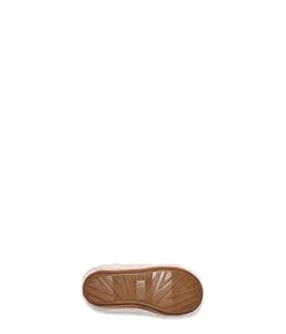 UGG T Plushy Slipper, Natural/Chestnut, 11 US Unisex Little UGG T Plushy Slipper, Natural/Chestnut, 11 US Unisex Little