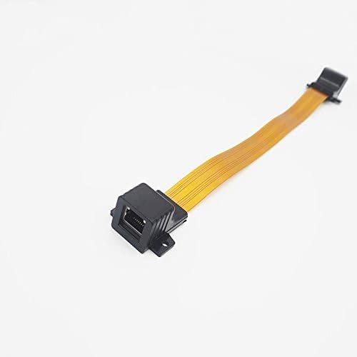 Waveform Câble Ethernet D'entrée De Fenêtre | Pour Starlink, 4G/5G Et WiFi | Câble De Passage CAT6A Ultra Plat Haute Performance | Résistant Aux Intempéries