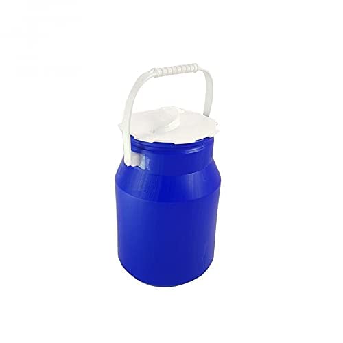 VEWIKZY | Unbreakable Plastic Airtight Milk and Water Storage Container/Can, Milk Pot, Milk Barni for Oil/Ghee/Milk Can | 2 Litre | Blue