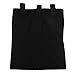 pistro Nylon Molle Belt Magazine Dump Drop Utility Pouch Bag - Black