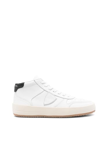 SNEAKERS NICE MID IN PELLE BIANCA