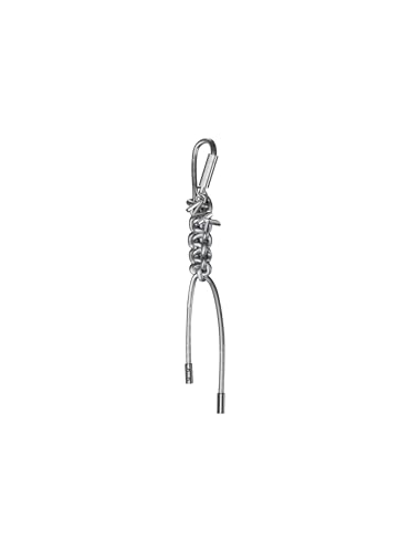 Porte-clés tressé Michael Kors argenté accessoire de mode taille unique - 2