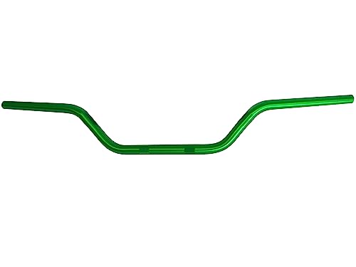 Guidon Accossato vert en aluminium pour Suzuki RM pli bas de 2002 à 2017, diamètre 22 mm, hauteur moyenne