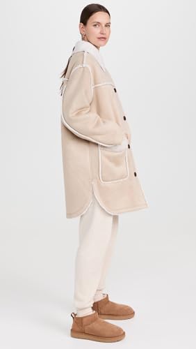 UGG Women's Takara Luxefluff Mid Jacket4