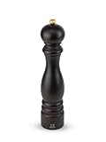 PEUGEOT Paris Manuelle Salzmühle, Klassische Mahlgradeinstellung, Höhe: 30 cm, Holz, Braun, 870430/SME/1, Schokolade