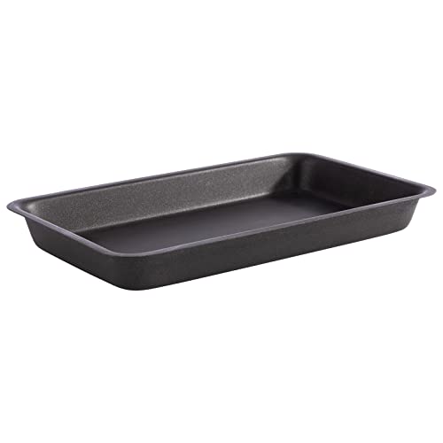 APS Tablett -Levante- 25,5 x 16 cm, H: 3 cm Edelstahl, Farbe: Grey Black 0,7 Liter