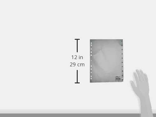 Intercalaires Numérotés 1-100 A4 – Index Polypropylène Gris, Classement Parfait Pour Documents Et Dossiers