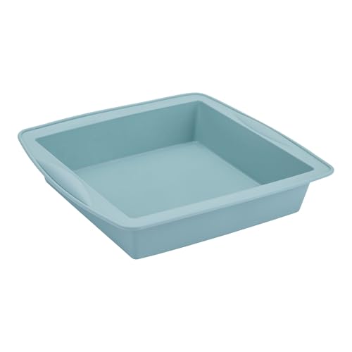 Dr. Oetker Stampo da forno per torte, dolci, brownie, resistente da -40 °C a +200 °C, stampo per torte in silicone con proprietà antiaderenti, dimensioni 28x26x5 cm