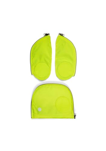 ergobag Fluo LED Zip Set LED, Sichtbarkeits-Zippie, für pack, cubo und cubo light gekauft nach Juli 2019 Gelb
