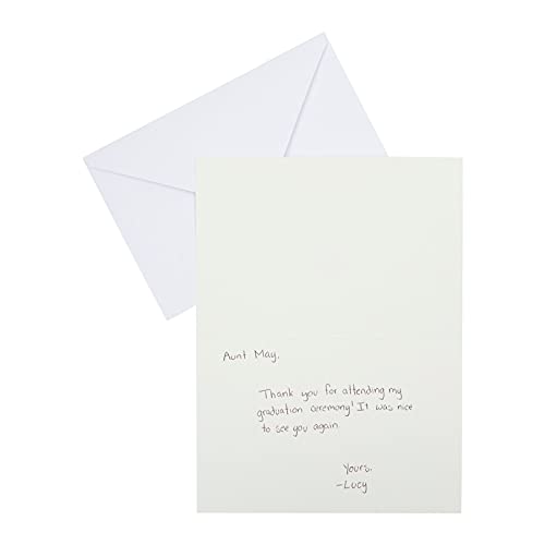 Graduation Thank You Greeting Cards With White Envelopes (4X6 In, 36 Pack) #TOP5