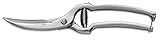 F. DICK Geflügelschere (rostfrei, Länge 24 cm, geeignet für Küche, Metzgerei uvm, ergonomische Handhabung und langlebige Qualität) 90083252, Silber