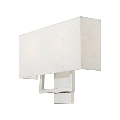 Image of Livex Lighting 50995-91 Pierson Wall Sconce, Brushed Nickel