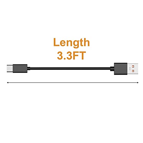 Toxaoii Charging Cable USB-C Charger Cord Compatible with Sony WH-1000XM6 WH-1000XM5 WH/WF-1000XM3 WH/WF-1000XM4 WH-XB910N WH-H910N WH-CH510 CH710N Wireless Noise-Canceling Headphones(100cm/Black) - Image 4