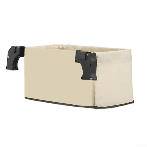 ZAMETTER 11 bolsas de almacenamiento para carrito de vagón, material de tela Oxford resistente a desgarros, fácil de colgar (azul (blanco (para ruedas de 8 pulgadas)