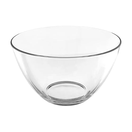 Mikasa Napoli Glass Serving Bowl, 10.75-Inch, Clear