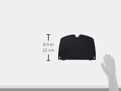แผนภาพแสดงขนาดของ Weber Q Griddle, indicating a width of 8.9 inches (22 cm).
