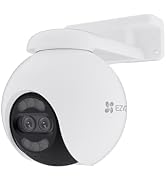 EZVIZ 4K Dual-Lens Outdoor Surveillance, PTZ WLAN Camera with 30 m Colour Night Vision, AI People...