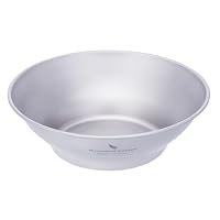 Assiette Et Bol En Titane Boundless Voyage – 99,8% Titane – 400/600/800 Ml – Léger 36-63 G – Avec Pochette Mesh – Camping, Rando
