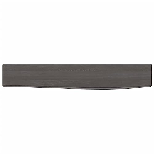 Estantería de pared con madera tratada y balda compacta de roble 60 cm 4