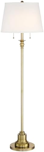 360 Lighting Spenser Traditional Floor Lamp Standing 58" Tall Bru...