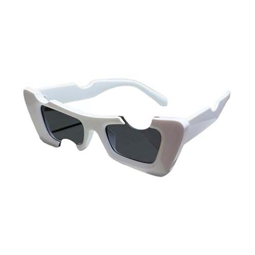 Lunettes de soleil vintage d'inspiration punk aux lignes graphiques audacieuses