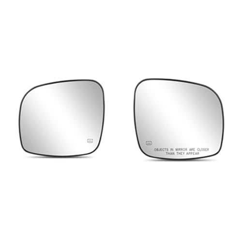 車用バックミラーガラスレンズ Compatible With Dodge For Grand For Caravan 2008-2016 左右ドアサイドヒーター付きドアミラーガラスバックミラー自動車外装アクセサリー