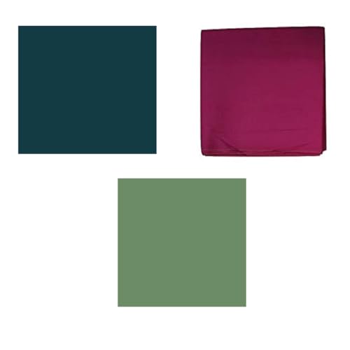 Image of 100% Cotton 2.20 Meter Poplin Cloth Material Fabric Unstitched Cloth for Women's Saree Skirts, Petticoats, Pyjamas, Patiyala Pants, Salwar (Morkanthi, Hibiscus, ilaichi)
