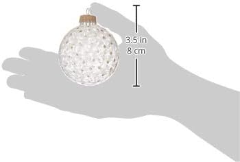 Miniatura 3 de Adornos de cristal para árbol de Navidad, 2.638 in2.63 pulgadas 4 piezas, bolas decoradas de Christmas By Krebs para colgar sin costuras