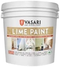 VASARI Lime Plaster & Paint | LIME PAINT | Made from Natural Lime and Powdered Marble | color: Enterprise #19 | size: 1 Gallon