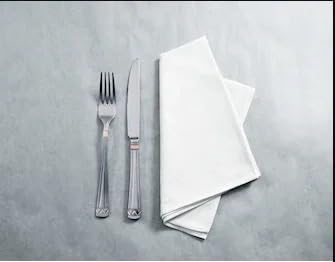 Servilletas de satén rojas para mesa, pack de 10 unidades de algodón lavable de 40cm 4