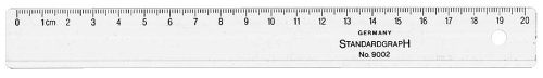 Preisvergleich Produktbild Standardgraph 9005 Kunststofflineale, 50 cm