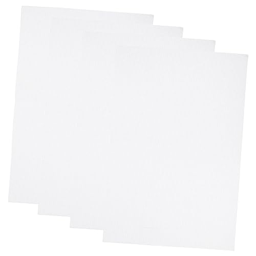 Sewroro 4 Pieces Cross Stitch Cloth Cotton Fabric Versatile Needlework Supplies for DIY Projects for Home Decor and Crafts