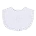 ESTAMICO Baby Girls Embroidered Cross Baptism Bib Infant Christening Outfits Gift