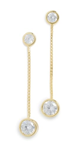 SHASHI Women's Solitaire Moissanite Drop Earrings