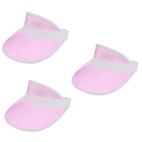 Chapeau visor plastique transparent UV contre l'éblouissement