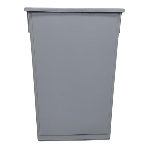 Chabrias Ltd Grey Slim Recycling Bin - 87 Litre, Space-Saving Design, Durable Plastic, Easy-to-Clean, Ideal for Home, Office, Pubs Eco-Friendly Waste Solution, Effortless Disposal (2 Pack) - Image 3