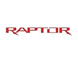 Raptor Tailgate Emblem Inserts - Compatible with 2017-2024 Raptor