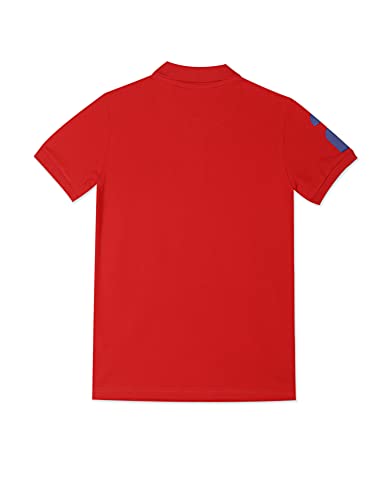 Image of U.S. Polo ASSN. Kids Boys Polo T Shirts - 100% Cotton, Pique Knit, Casual Polo T Shirt for Boys